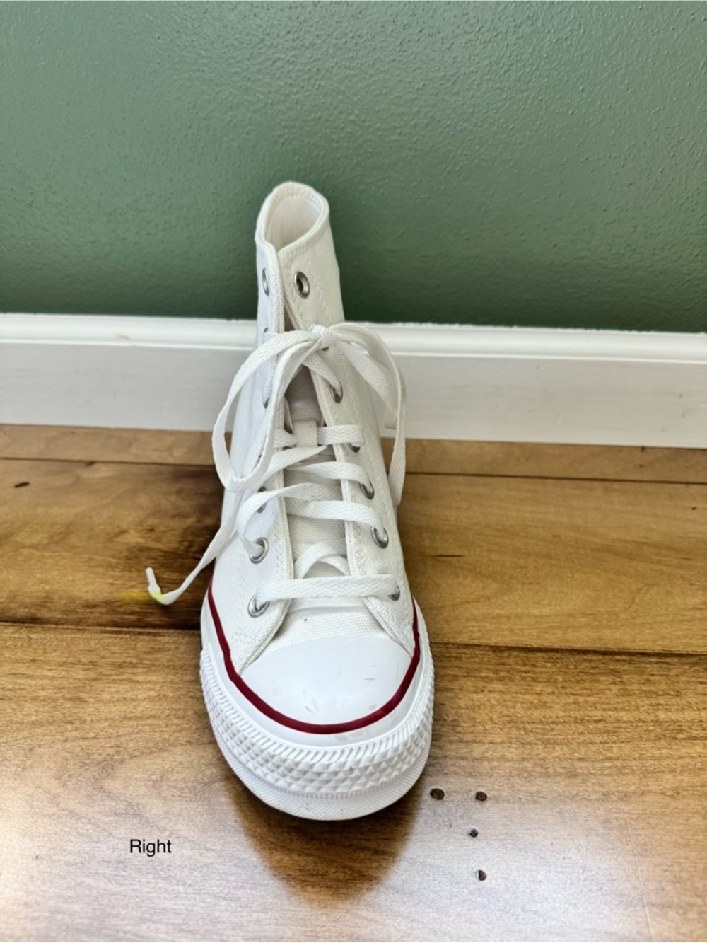 Converse Chuck Taylor All Star Classic Wedge Platform Sneaker - Size 8 - Picture 3 of 16